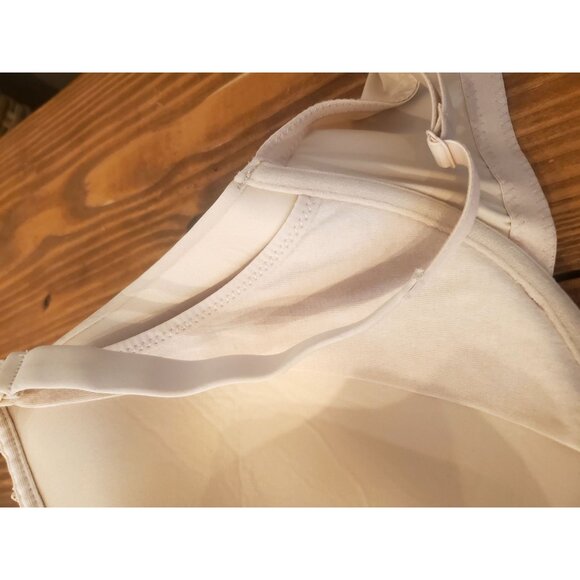 Oget Beige Lightly Lined Full Coverage Bra 34DDD Adjustable Straps - Picture 7 of 8